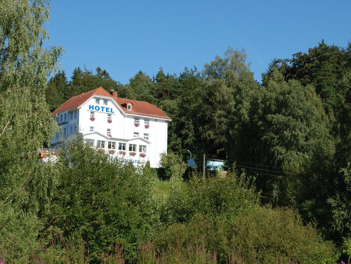 Waldhotel & Restaurant Bergschlosschen Hetzdorf Exterior photo
